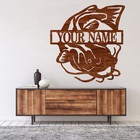 Personalized Catfish Name Sign  Wood Plaque Sign wood Crafts  Wall Decor