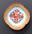 Mid Century Enamel Scandinavian  Vintage Dish