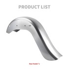 6  Stretched Extended Unpainted Rear Fender For Harley Heritage Softail 86-2017