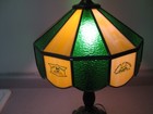 Rare John Deere Tiffany Style Table Lamp - Complete   In Very Good Condition