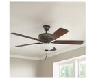 Hampton Bay Rothley Ii 52 In  Bronze Led Ceiling Fan With Light Kit Reversible B
