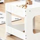Weaning Table And Chair Set Height Adjustable Wooden Table Set For 1 To 3 Years