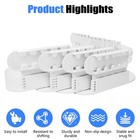 Heavy Duty 4pcs Bed Sheet Fasteners Lock Upgraded Metal Adjustable Mattress Grip