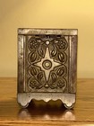 Antique Vintage J e Stevens 1897 Key Lock Safe Cast Iron Still Coin Bank As Is