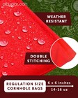 Weather Resistant Cornhole Bean Bags Set Of 8 - Regulation Size   Weight - 4 Red