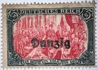 Travelstamps  1920 Germany Danzig Occ poland   Danzig Mi 15 Mint Mogh