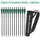 Archery Crossbow Arrows 20in Carbon Arrows   or Quiver Hunting Shooting Target