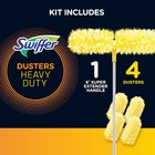 New Swiffer Dusters Cleaning Kit W  6ft Extendable Pole   4 Refills