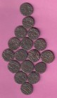 Delhi Sultan Taglag  Shah  Beautiful Condition 17 Pieces Silver Coins