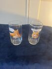 2 Vintage Morris The Cat 9-lives Cat Food Drinking Glasses 1980s 10oz