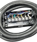 10  Cable 7 Way Trailer Plug W weatherproof Junction Box Rubber Grommets Rv