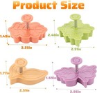 Cake Leaves Cookie Cutter Baking Mold  Pie Crust Cutters  Set Of 4  Assorted Col