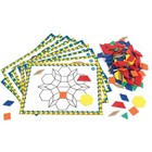 Learning Resources Pattern Block Activity Set  Preschool Math   Counting Kit