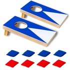 Portable Mini Desktop Cornhole Game Set - 2 Coated Wood Boards   8 Bags  Fun For