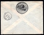 Egypt 1917 War Time Censored Cover To Us With Tri-color Franking Tied Sopep
