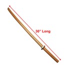 30  Bokken Youth Daito Sword Wooden Samurai Martial Arts Katana  Add Case