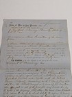 1859 Signed Handwritten Bond Document Guilford Ny Financial Agreement