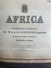 Large  5    X 6     Antique Wall Map Africa W    A k  Johnston London 1920   s