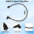 238057s Spark Plug Wire Ignition Coil 24 Inches  Black