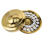 Gold Communion Tray     Stainless Steel 32-cup Ware  Premium For Churches