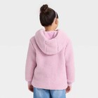 Girls  Faux Shearling Jacket - Cat   Jack Mauve M