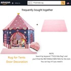 Large Girls Play Tent Princess  Boys Castle Kids Playhouse Indoor Outdoor Tod   