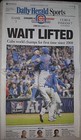 11 3 2016 Daily Herald Chicago Cubs Win World Series Newspaper November 3  2016