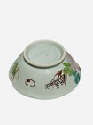Vtg Japanese Single Porcelain Footed Bowl Handpainted 6 75     Japan 1940   s