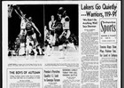 1972 Nba Golden State Warriors   Los Angeles Lakers Full Ticket - Jerry West