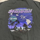 Vintage Harley-davidson Shirt Mens 2xl Black Hawaii Pacific Map Motorcycle 2003
