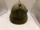 Ww1 Period Adrian Style French Fire Brigade Brass Helmet 100  Original