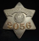 Antique Vintage Chicago Police Retired Pie Plate Badge - Hanson Hallmark