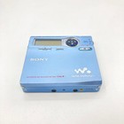 Sony Mz-r910 Md Walkman Portable Minidisc Recorder Player Blue Sold As-is Japan