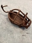 Industrial Antique Vintage Cage Shop Light Original Used