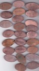 Elongated Souvenir Penny  25 Mixed Souvenir Pennies L4
