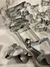 Vintage Large Lot Of 24 All Occasion Metal Cookie Cutters   Biscuit Cutters
