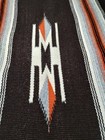 Ortega Weaving Shop Chimayo New Mexico Hand Woven Wool 20x20  Vintage