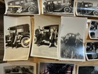 Lot Of 14 Vintage Old Auto Photos Photographs Automobilia Cars Automobiles B w