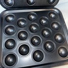 Cake Pop Non-stick 2 Piece Metal Mold Pan Makes 18 Cake Pops