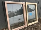 2 - 28 X 20 Vintage Andersen Window Sashes Old 1 Pane Frame  1955 Arts   Craft