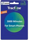 Tracfone 3000 Minutes For Smart Phones  Direct Fast Refill