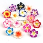 50pcs lot 20mm Mixed Polymer Clay Flower Beads For Diy Bracelet Jewelry Making