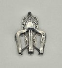 Antique 1908 Lunt Sterling Silver Monticello Napkin Clip  51 Monogram 14 Grams