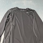 Nike Pro Combat Dri-fit Men s Shirt Size L Black Compression Base Layer Crewneck