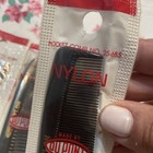 Vintage Du Pont Pocket Comb Nylon Unbreakable Black 1950   s Nip 685 Made In Usa