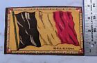 Antique Tobacco Cigar Box Belgium Felt Flannel Flag  -- 6 x4 