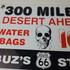 Vintage Route 66 Sign - Buz s Gas Station Desert Porcelain Sign