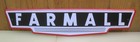 16  Metal Farmall Embossed Tractor Sign