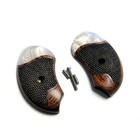 Bond Arms Xl Rosewood Pearl Grips Fits Defender Ranger Rowdy Derringer