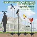 2025 Upgraded Heavy Duty Bird Feeder Pole 92 Inch Squirrel Proof Adjustable B   